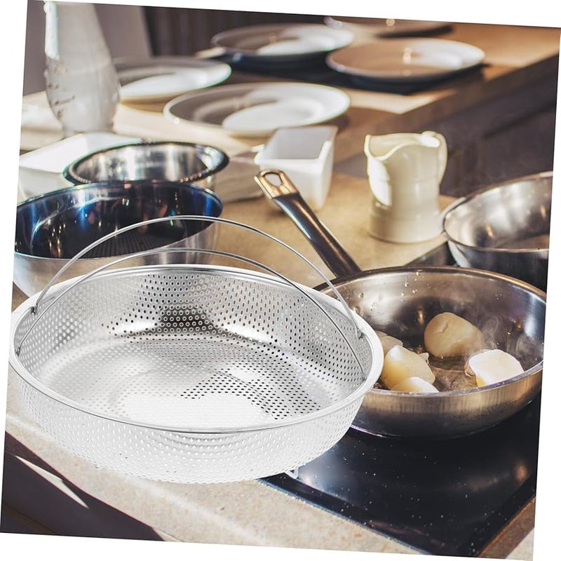 Stainless Steel Steaming Basket Multi Functional Food Steamer Insert Pot Rack for Vegetables Fish Meat Seafood - Image 4